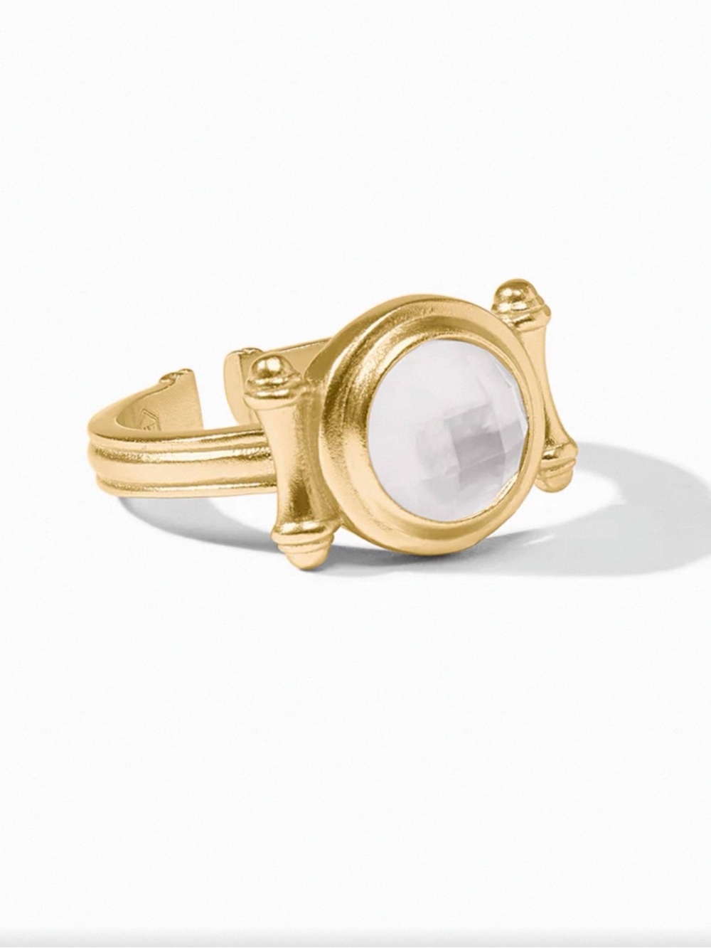 Julie Vos Bamboo Stone Ring Size 7